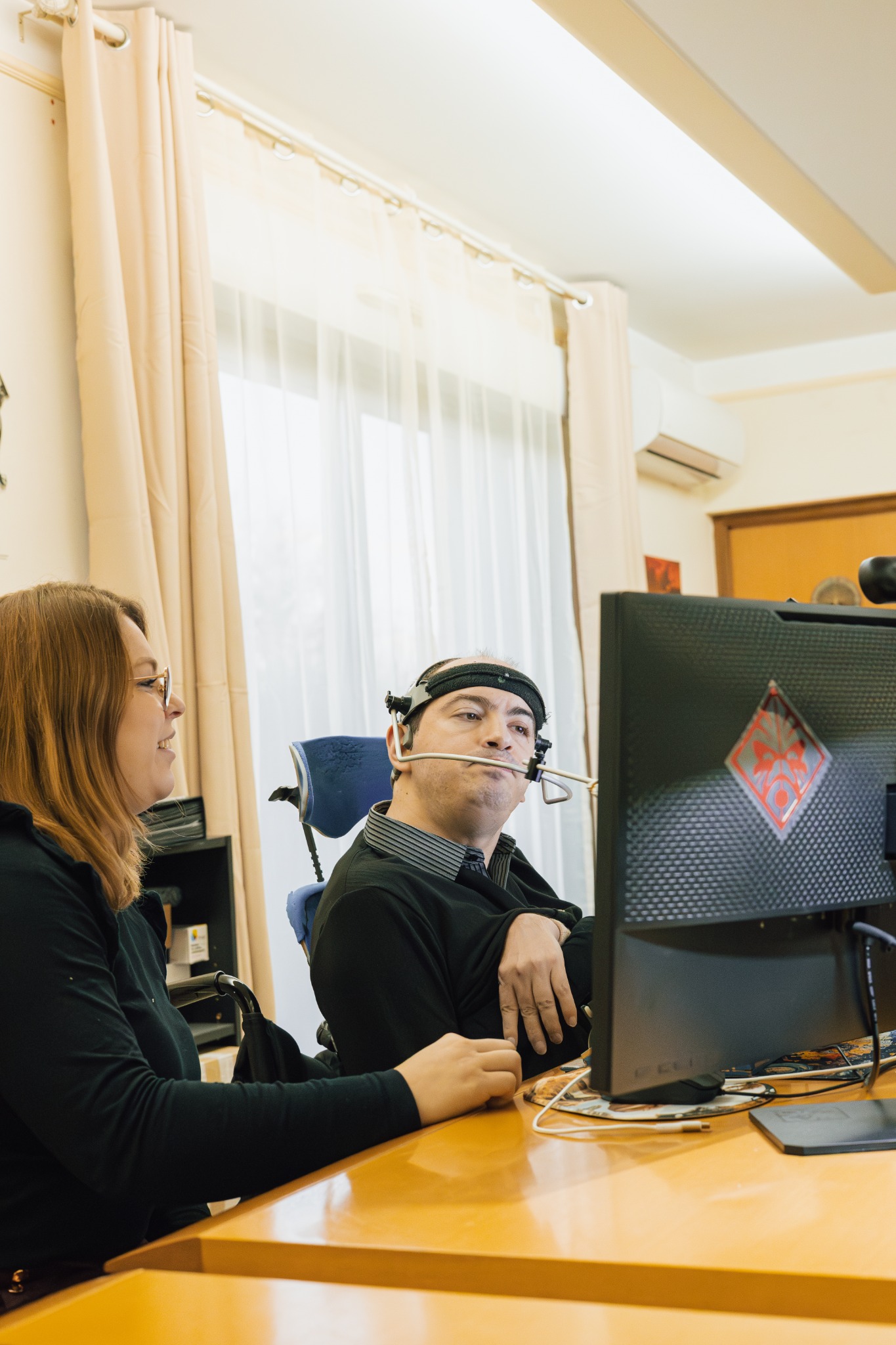 Marc-Antoine Schiery et Sarah au travail
